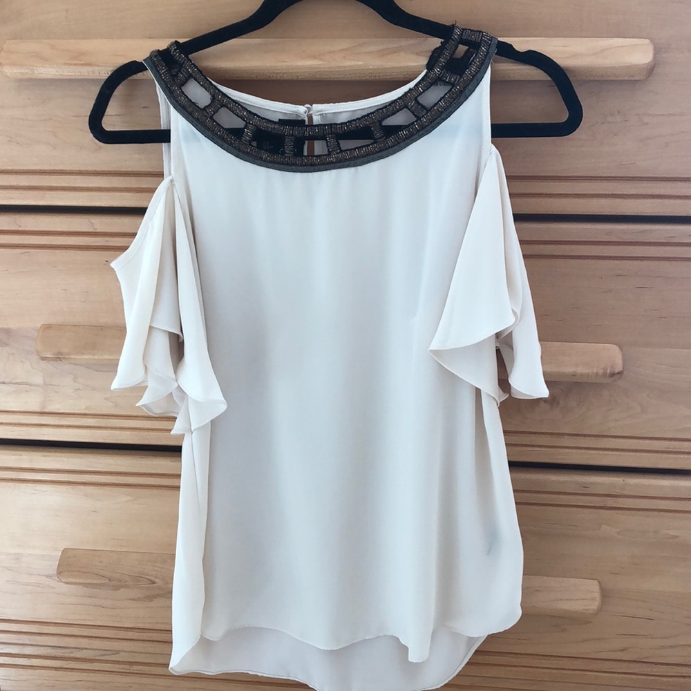 Cold shoulder nice dress shirt